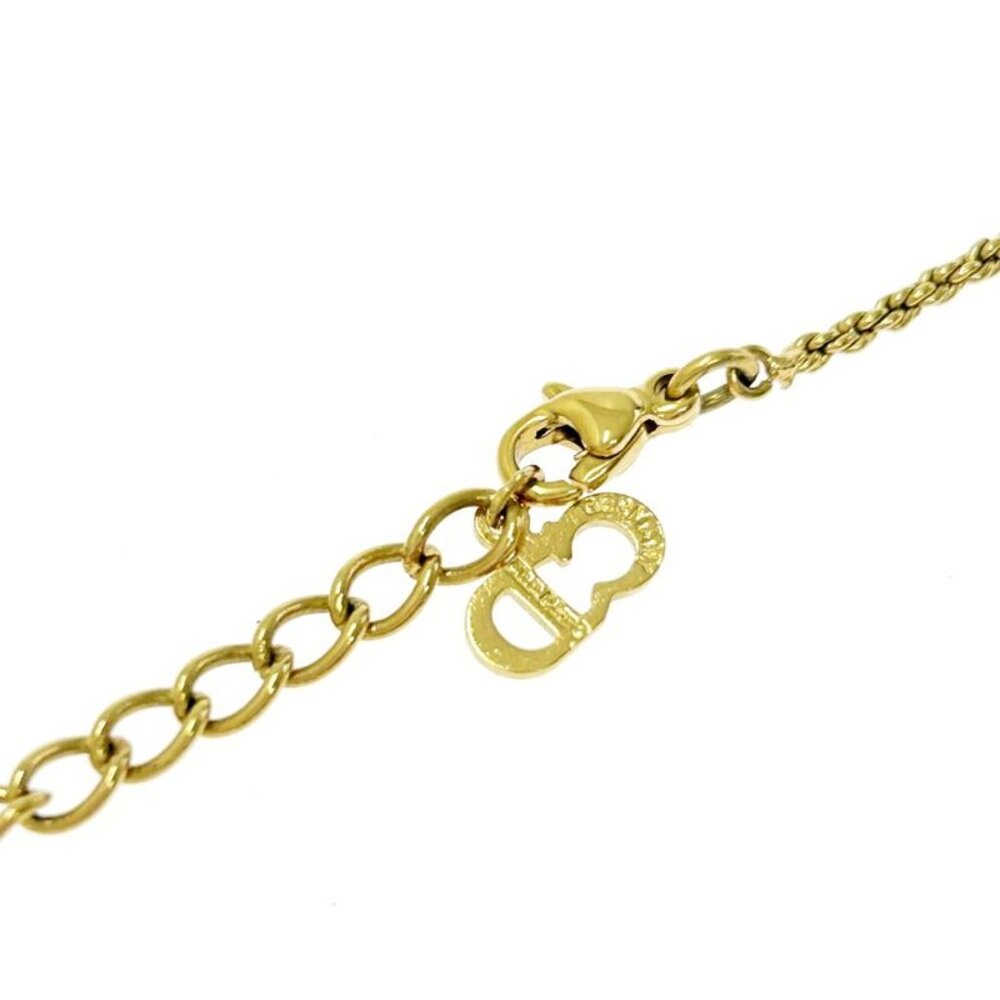 Christian Dior GP Emblem Logo Necklace Gold Necklace - Picture 5 of 6